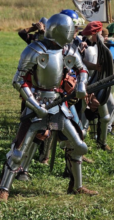 Voller Harnisch, Kampfposition