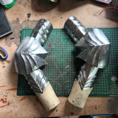 Armzeug mit Kannelierung